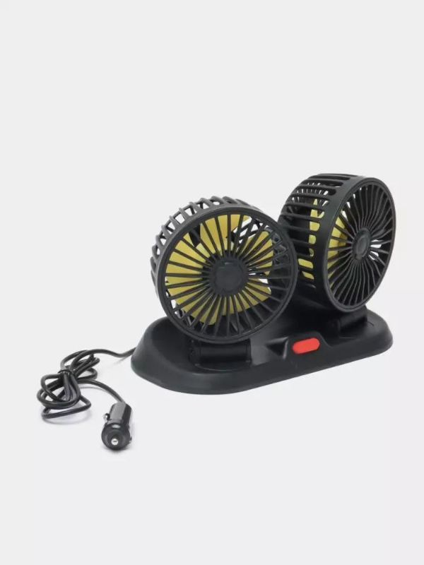 Mini-ventilyatori avtomobil uchun, USB va 12V