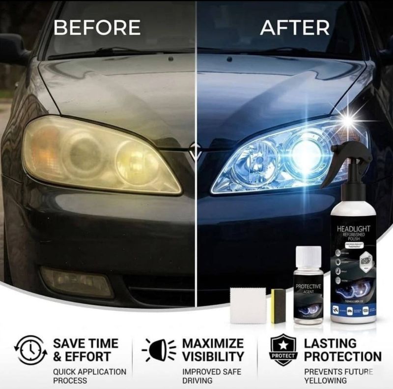 Headlight faralar spreyi